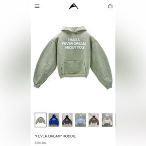 Brand new Artificial Fever “Fever dream” hoodie Sz small